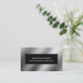 会計モダンプロフェッショナル名刺 名刺 (スタンド正面)