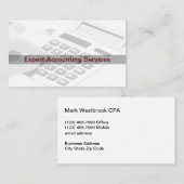 会計モダン士の2面 名刺 (正面/裏面)