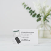 会計モダン士名シンプル刺 名刺 (スタンド正面)