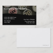 会計モダン士名ユニーク刺 名刺 (正面/裏面)