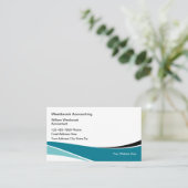 会計モダン士 名刺 (スタンド正面)