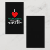 会計ユーモアCPA公認会計士 名刺 (正面/裏面)