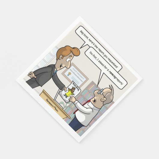 会計ランキングレポートプニーパーティーナプキンズ スタンダードランチョンナプキン (角)