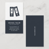 会計会社 | 税準備 | 財務 名刺 (正面/裏面)