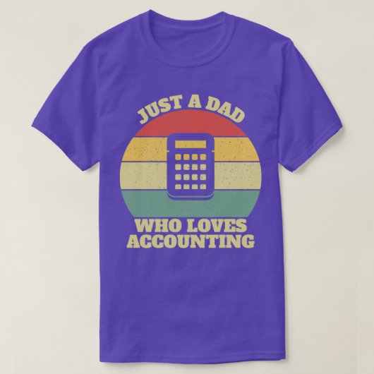 会計会計士父親ギフトアイディア Tシャツ (デザイン正面)