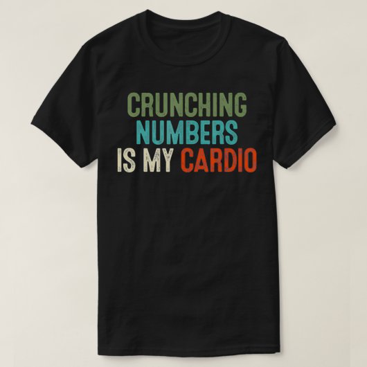 会計会計士CPAギフトおもしろいー Tシャツ (デザイン正面)