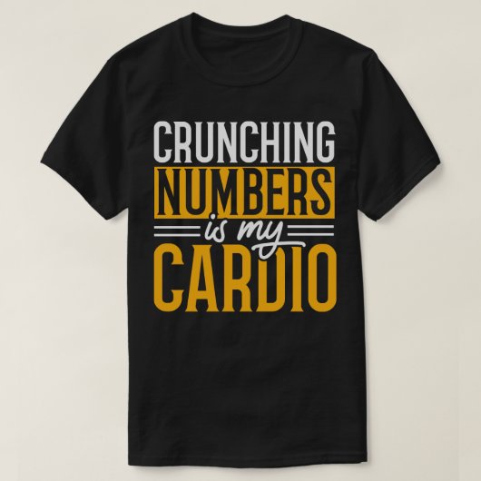 会計会計士CPA 2 Tシャツ (デザイン正面)