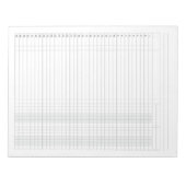 会計元帳2列 ノートパッド (正面)