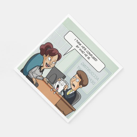 会計取締役会プンパーティーナプキンズ スタンダードランチョンナプキン (角)