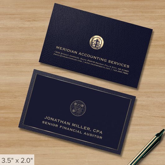 会計名刺QRコード 名刺