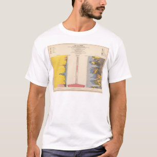 会計図表、統計的な米国の石版 Tシャツ