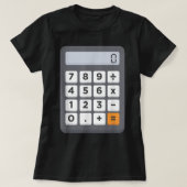 会計士おもしろいハロウィーン衣装の衣装Math Cal Tシャツ (デザイン正面)