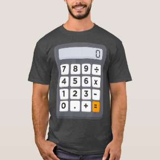 会計士おもしろいハロウィーン衣装の衣装Math Cal Tシャツ