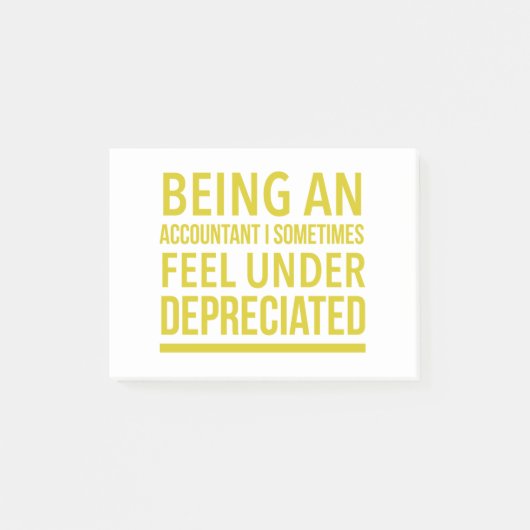 会計士おもしろいプリン ポストイット (正面)