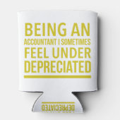 会計士おもしろいプリン 缶クーラー (裏面)