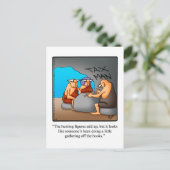 会計士おもしろいユーモアポストカード ポストカード (スタンド正面)