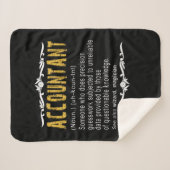 会計士おもしろい定義カスタム贈与 シェルパブランケット (正面(横))