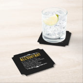 会計士おもしろい定義カスタム贈与 ペーパーコースター (インサイチュ)