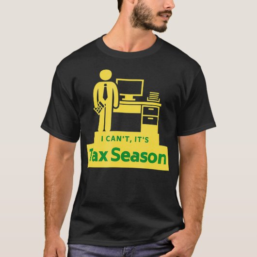 会計士おもしろい税準備者その税船酔い Tシャツ (正面)