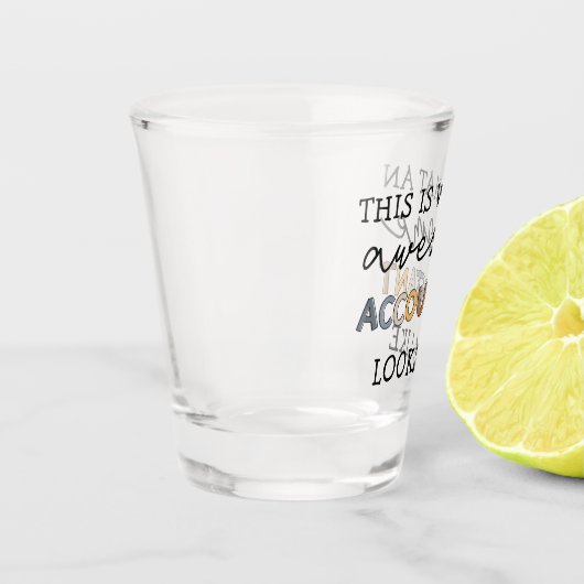 会計士おもしろい計素晴らしCPAギフト ショットグラス (左)