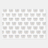 会計士おもしろい計素晴らしCPAギフト ラッピングペーパーシート (正面2)