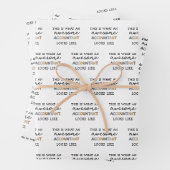 会計士おもしろい計素晴らしCPAギフト ラッピングペーパーシート (インサイチュ)