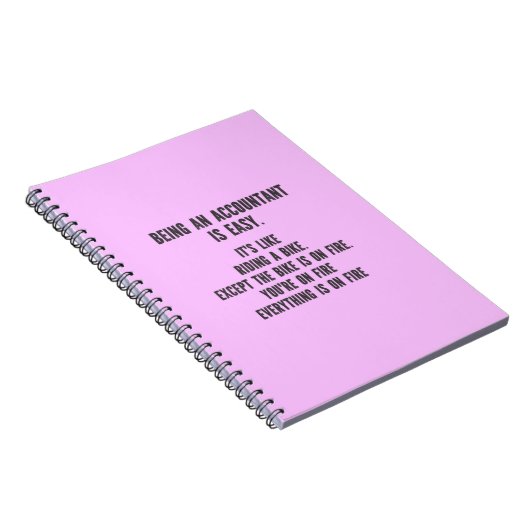 会計士おもしろい – 会計士とは簡単 ノートブック (右側)