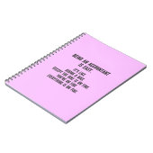 会計士おもしろい – 会計士とは簡単 ノートブック (左側)