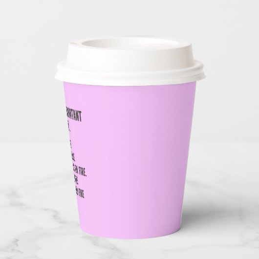 会計士おもしろい – 会計士とは簡単 紙コップ (裏面)