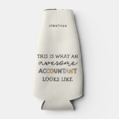 会計士おもしろいCPA素晴らしのカスタム ボトルクーラー (正面)