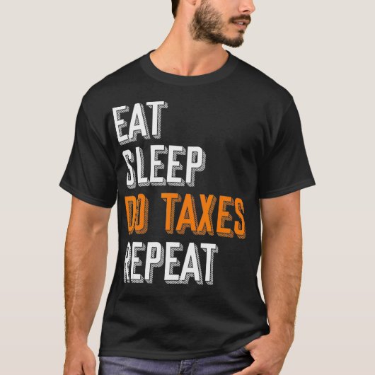 会計士おもしろいCPA贈与税申告税 Tシャツ (正面)