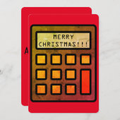 会計士からのクリスマスメッセージ! シーズンカード (正面/裏面)