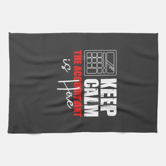 会計士が来た キッチンタオル (横)