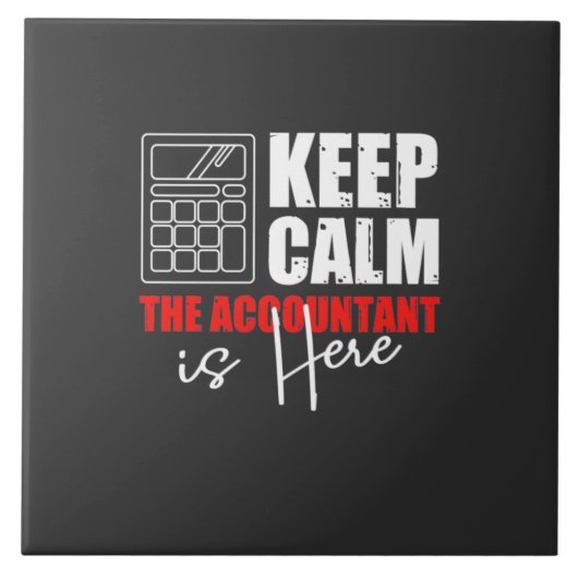 会計士が来た タイル (正面)