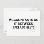 会計士が！ ポストカード (正面/裏面)