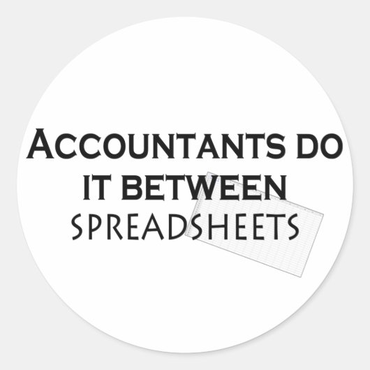 会計士が！ ラウンドシール (正面)