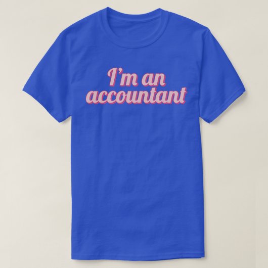 会計士である4 Tシャツ (デザイン正面)