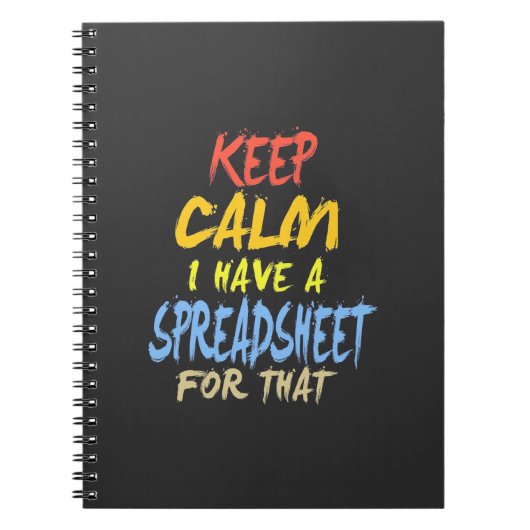 会計士にそのスプレッドシートがある ノートブック (正面)
