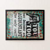 会計士になるジグソーパズル-おもしろいヴィンテージ ジグソーパズル (横)