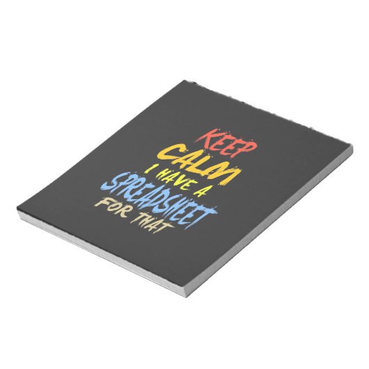 会計士にはそのための表計算シートがある ノートパッド (回転)