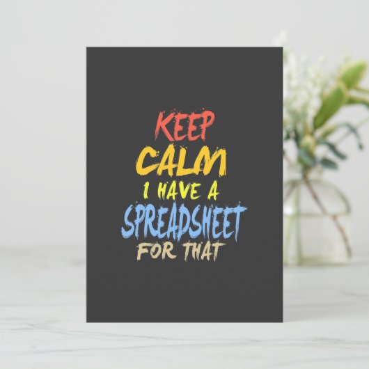 会計士にはそのための表計算シートがある 招待状 (スタンド正面)