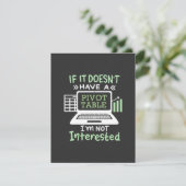 会計士にピボットテーブルがある サンキューカード (スタンド正面)