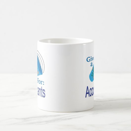 会計士のために大声で叫ぶ コーヒーマグカップ (中央)