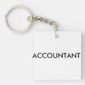 会計士のためのギフト キーホルダー (正面)
