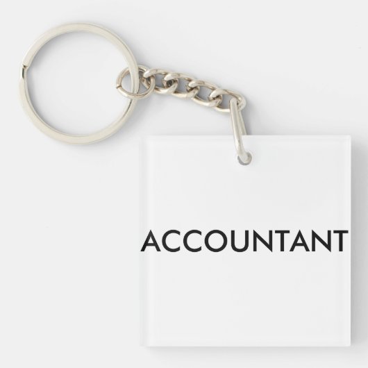 会計士のためのギフト キーホルダー (正面)