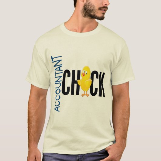 会計士のひよこ Tシャツ (正面)