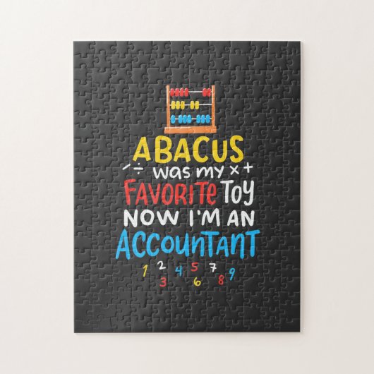 会計士のアバカスは私のおもちゃだっお気に入りのた ジグソーパズル (縦)