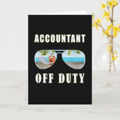 会計士のオフデー サングラス パームビーチ バケーション カード (黄色い花)