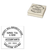 会計士のゴム印 ラバースタンプ (押印)