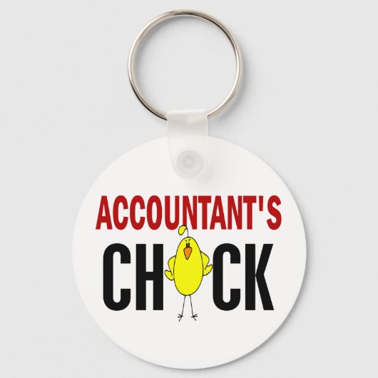 会計士のシック キーホルダー (正面)